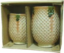 【敬老の日】健寿碗夫婦セット(おしゃれ湯飲み/湯のみ)