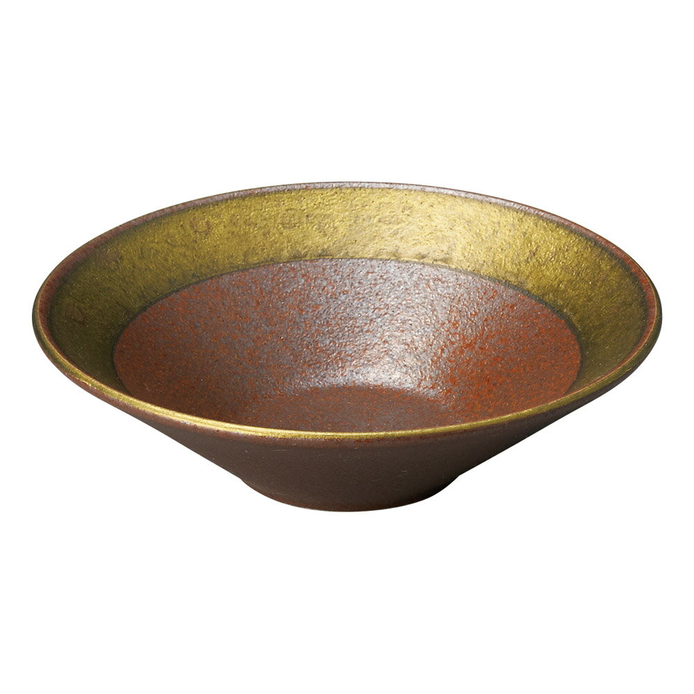 備前黒金溶彩5.5寸深鉢