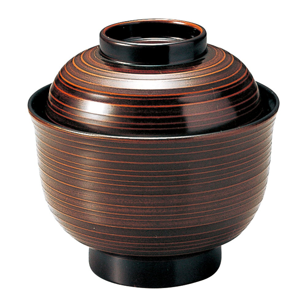 Other Tableware - ［TA］3.5寸乱筋羽小吸椀栃内黒