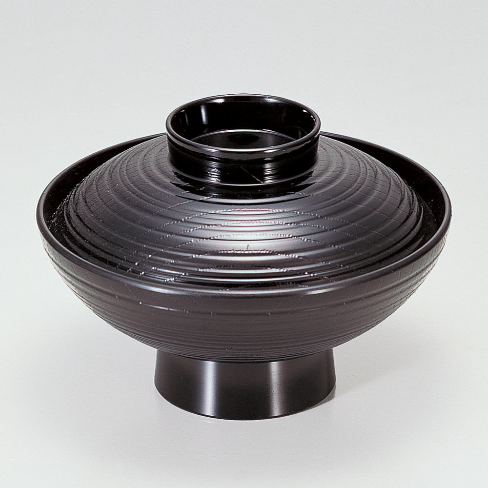 Other Tableware - ［TA］4.5寸小槌ケヤキ吸椀 黒