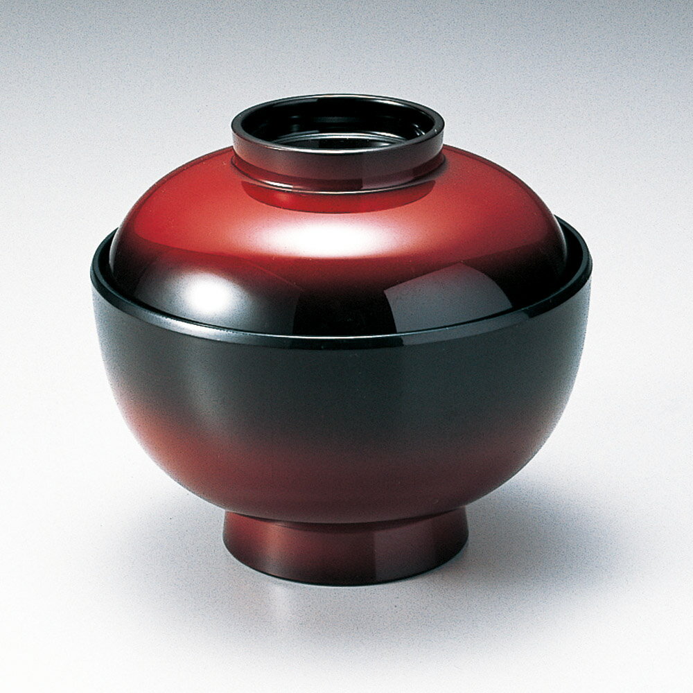 ［TA］TA3.7寸仙才椀 朱ぼかし