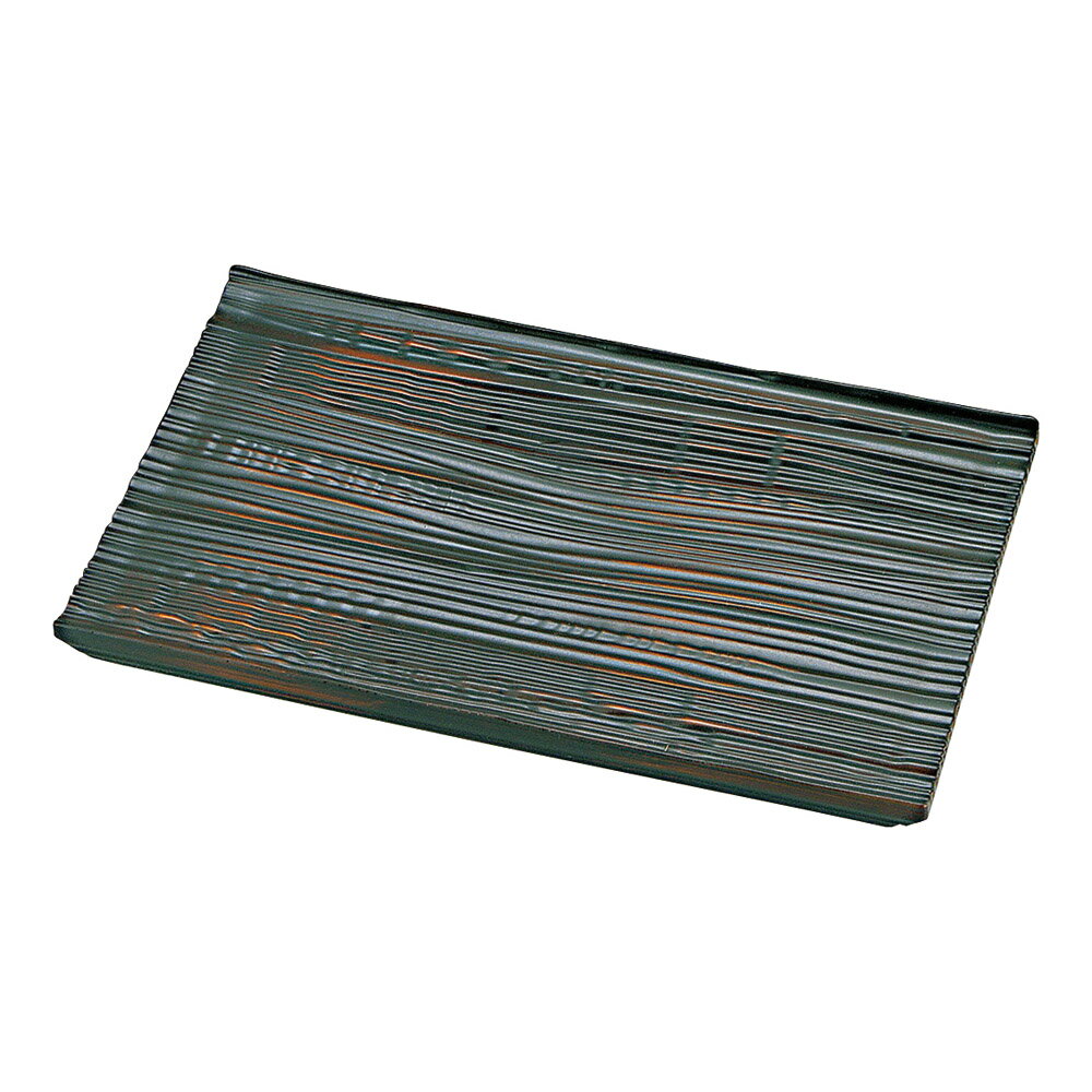 ［TA］流木盛皿 栃塗（中）