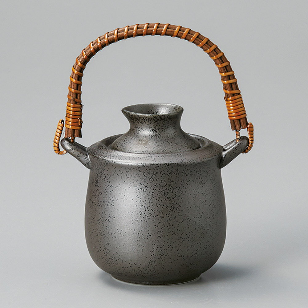黒結晶手付酒燗器