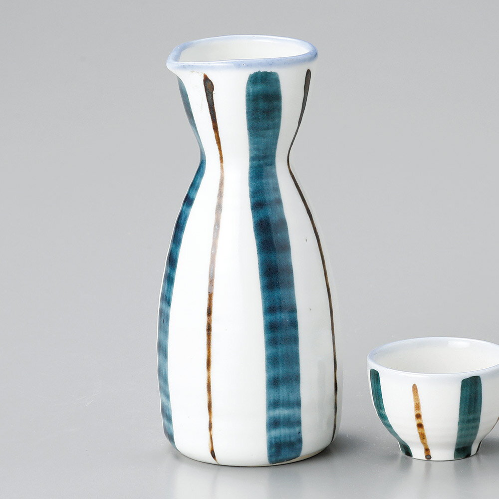 染付十草大徳利