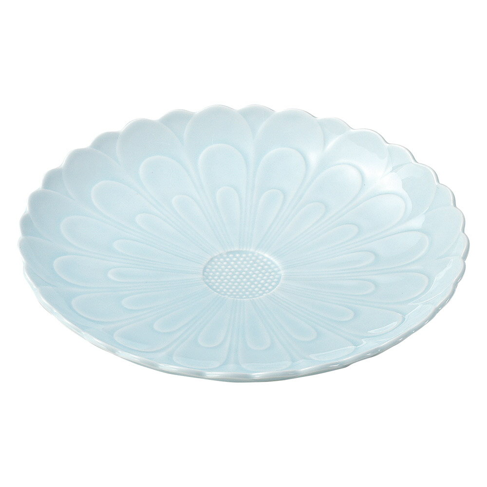 楽天市場】青白磁皿菊彫の通販