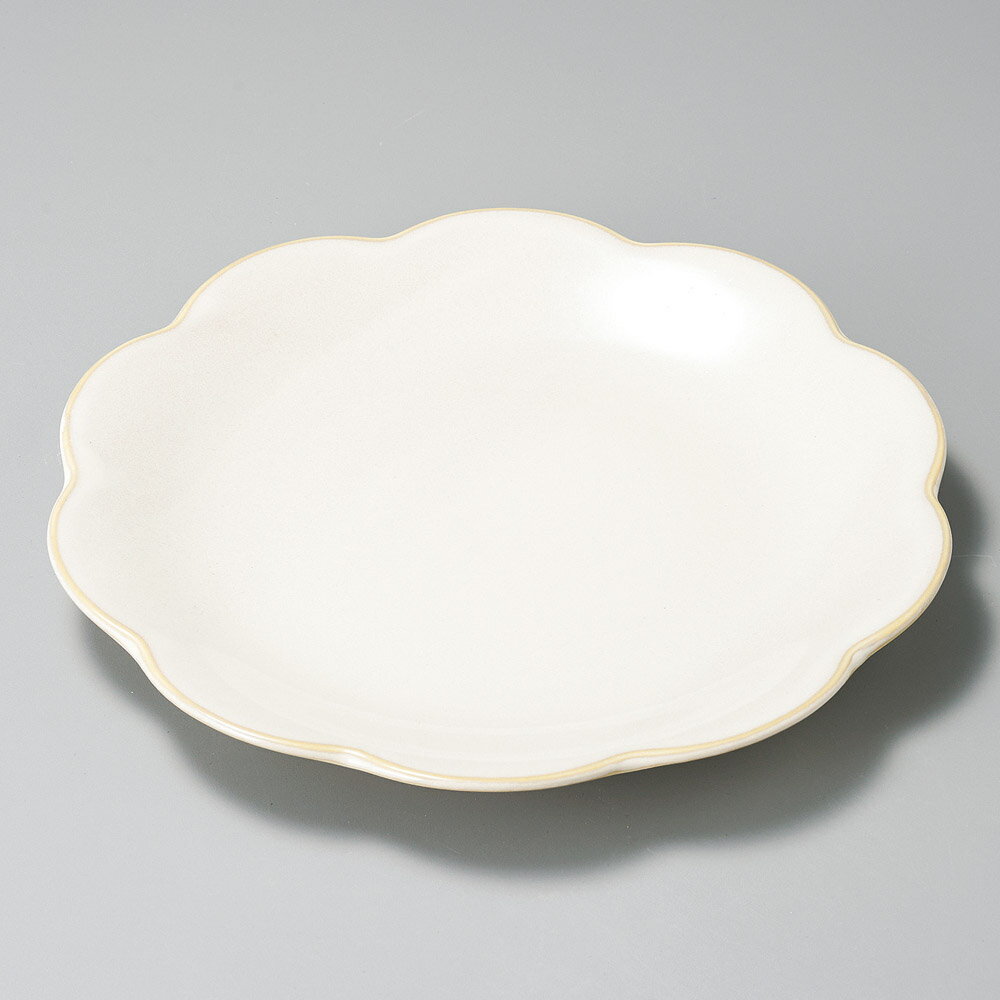 白うのふ花型プレート24c(3.0)