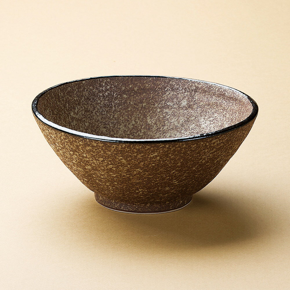 アース（茶）手捻り6.3丼