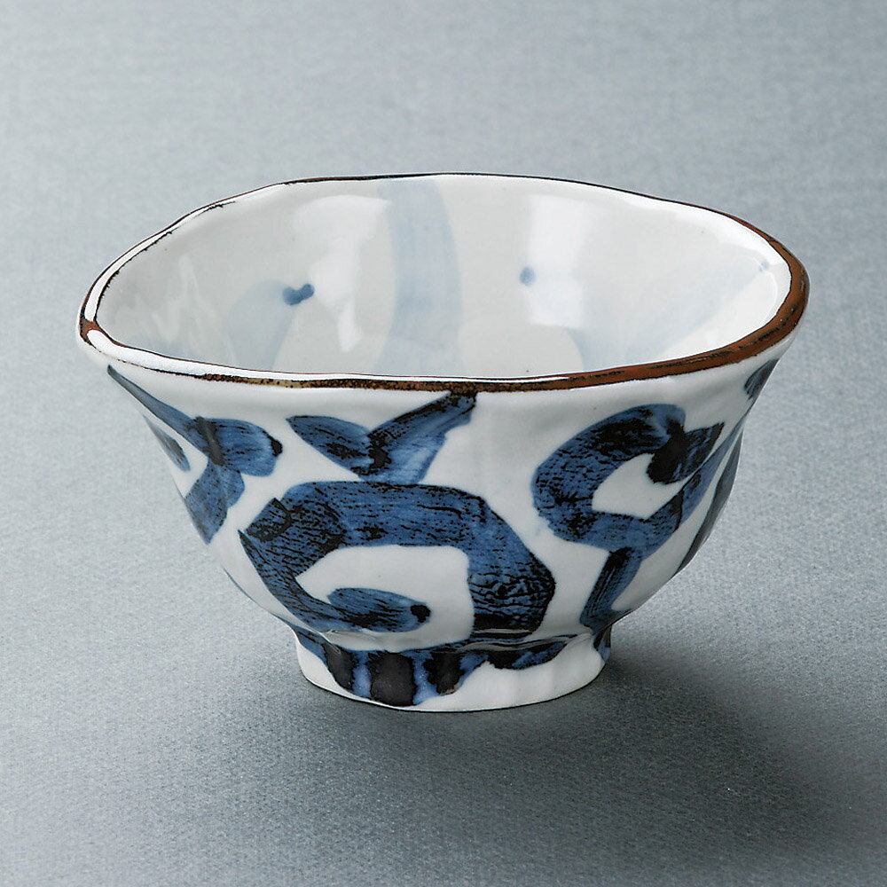 染付唐草4.5多用碗