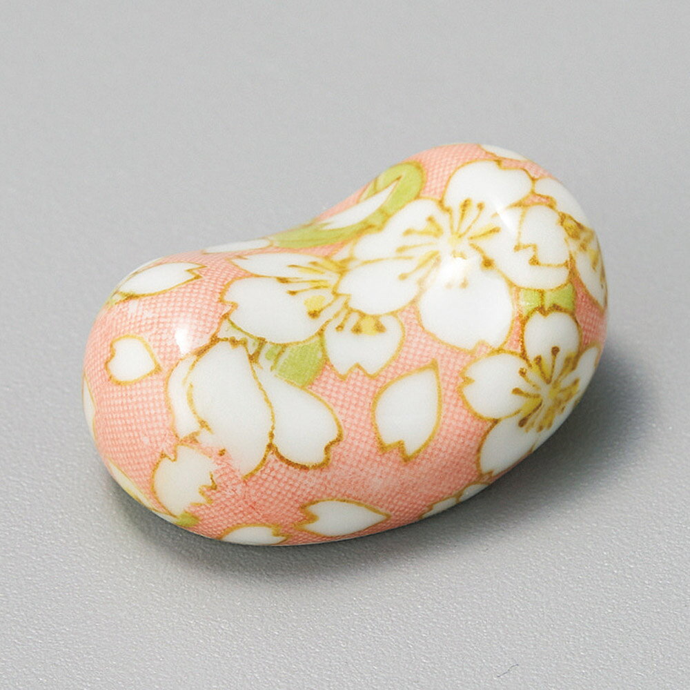 桜ピンク豆玉ミニ箸置