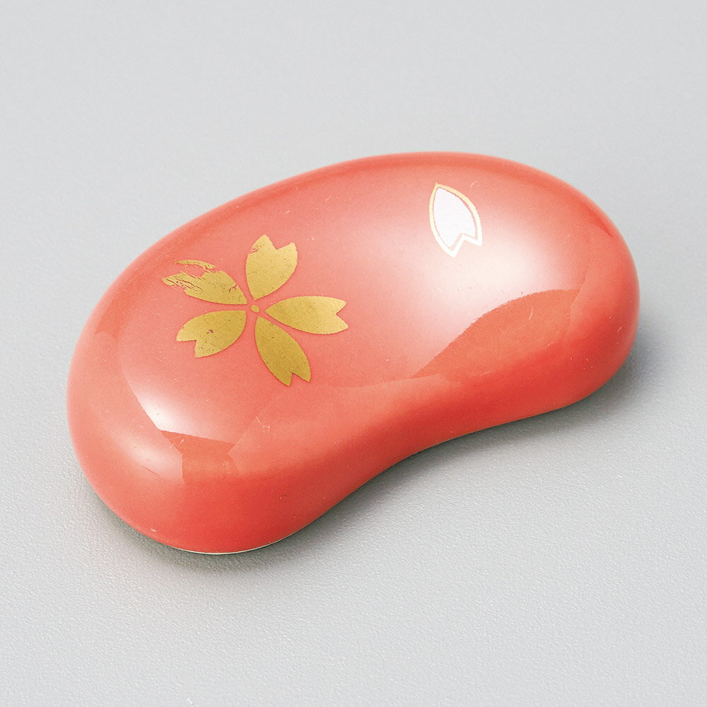 円子金桜箸置