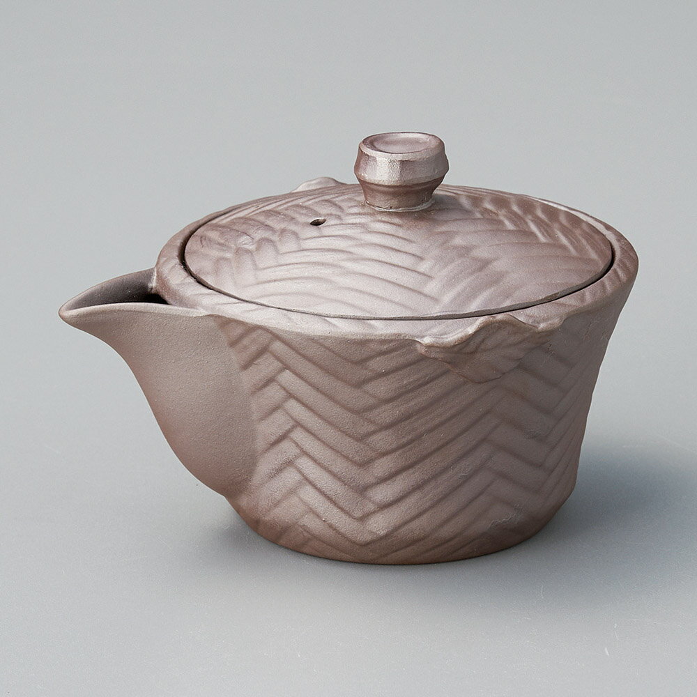 Tea-Utensils - 万古急須1.5宝瓶（平網）（萬古焼）