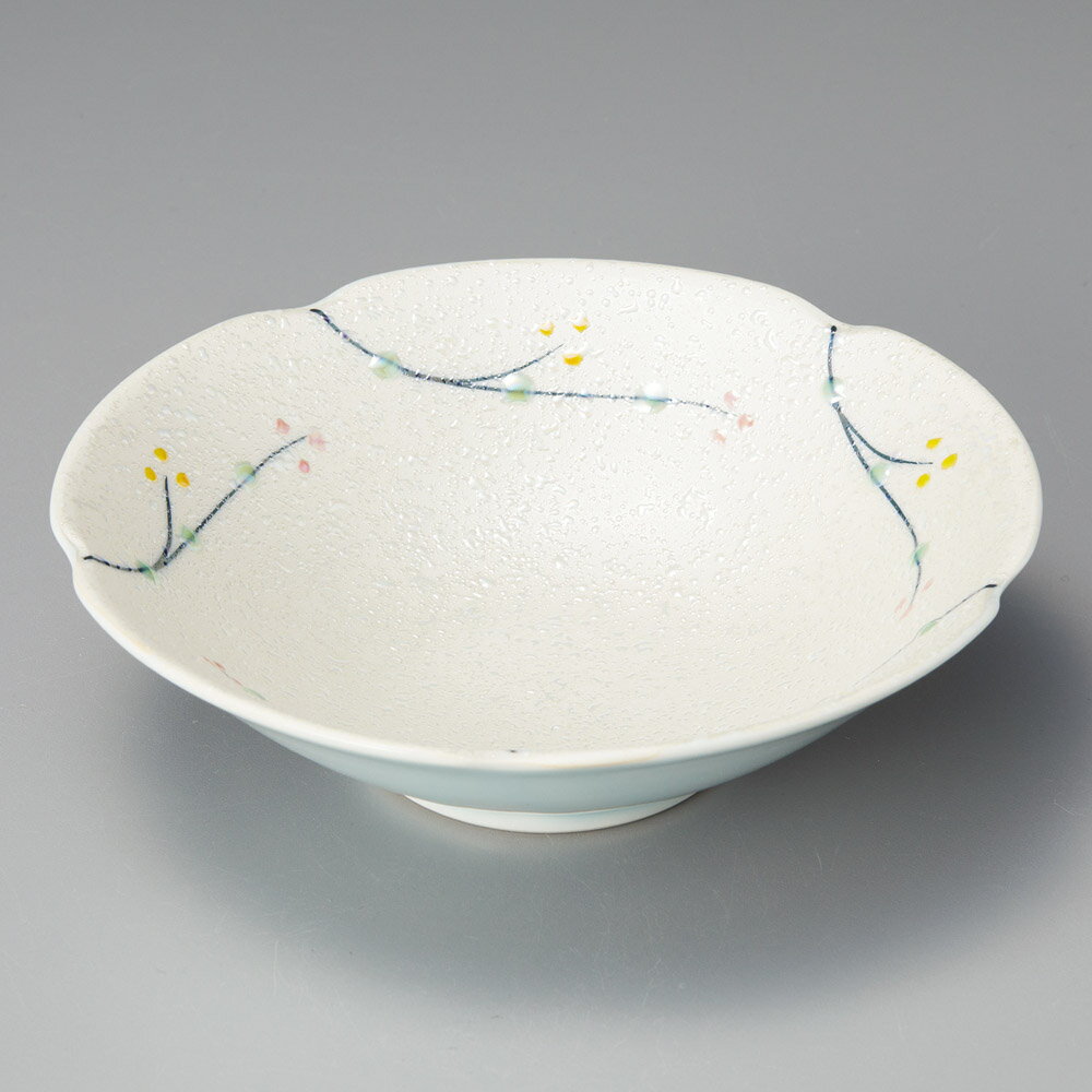 小花ラスター花型多用鉢（有田焼）