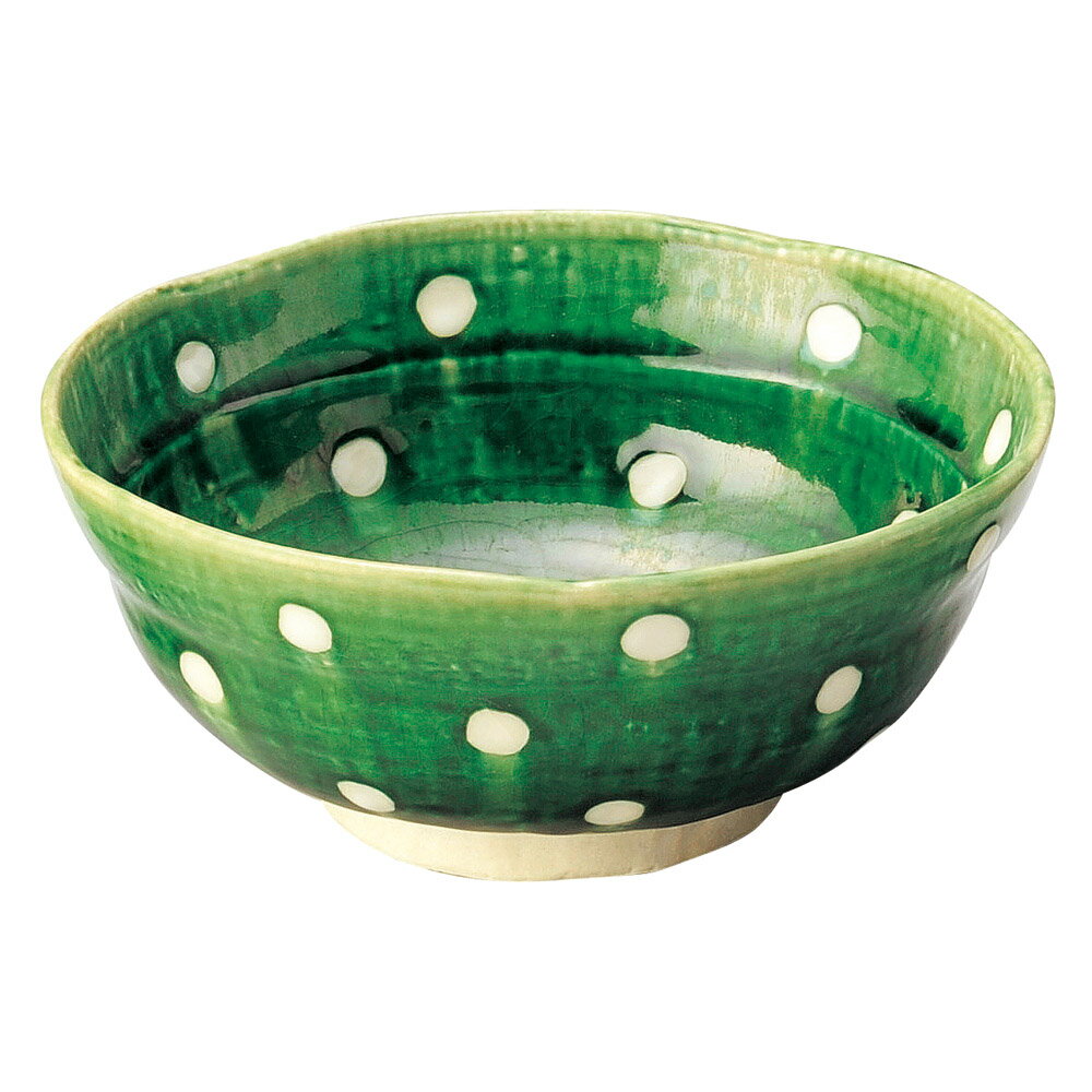 ドット 織部丸鉢（大）