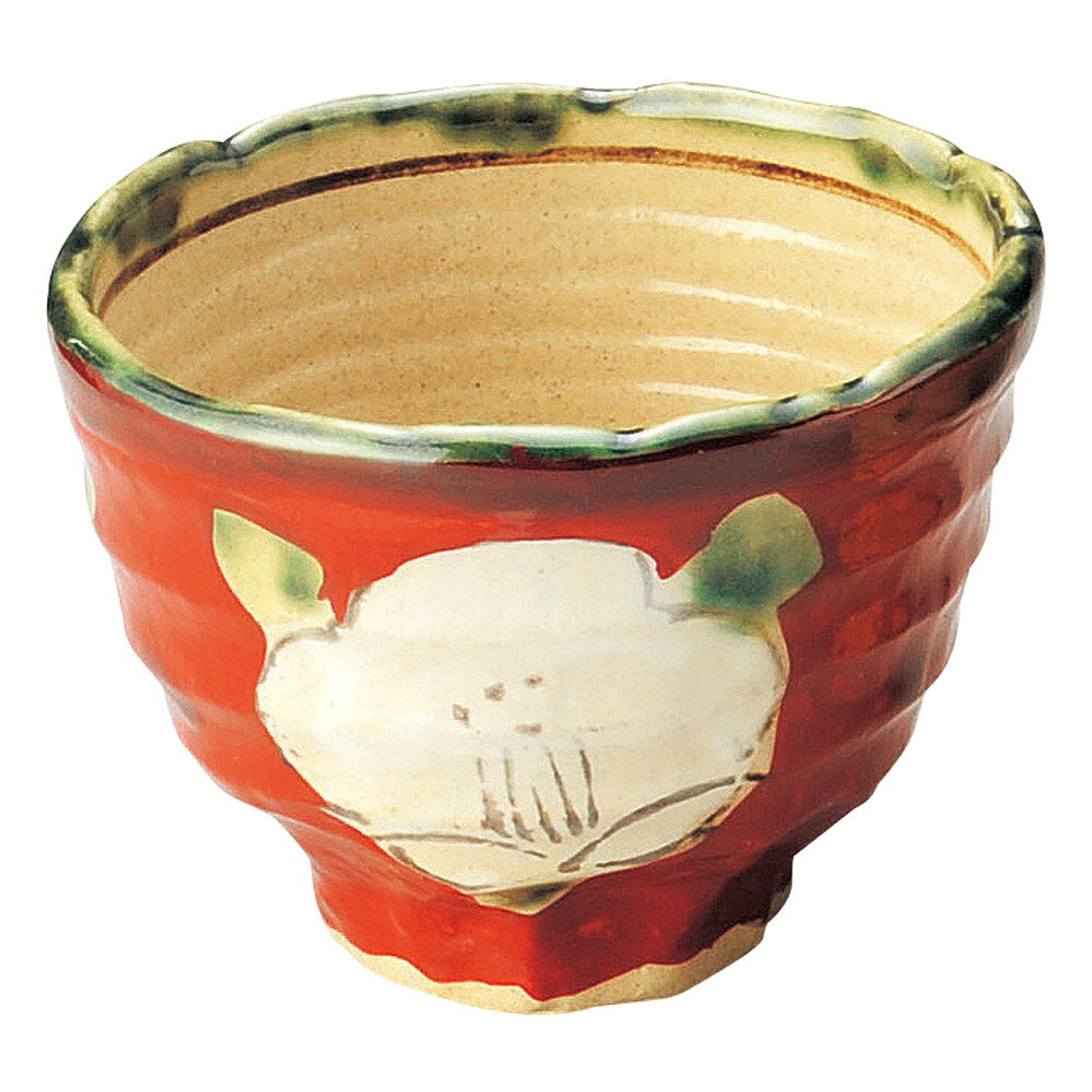 上絵山茶花 （赤）姫丼