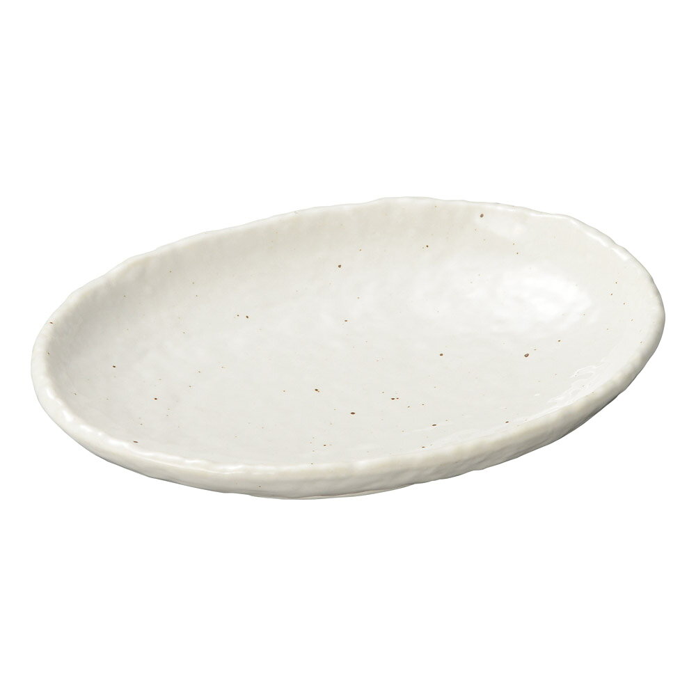 白粉引 7.0小判皿