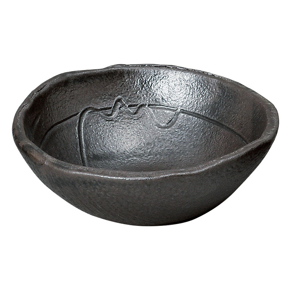 Earthen Pots - 黒釉4.1耐熱小鉢