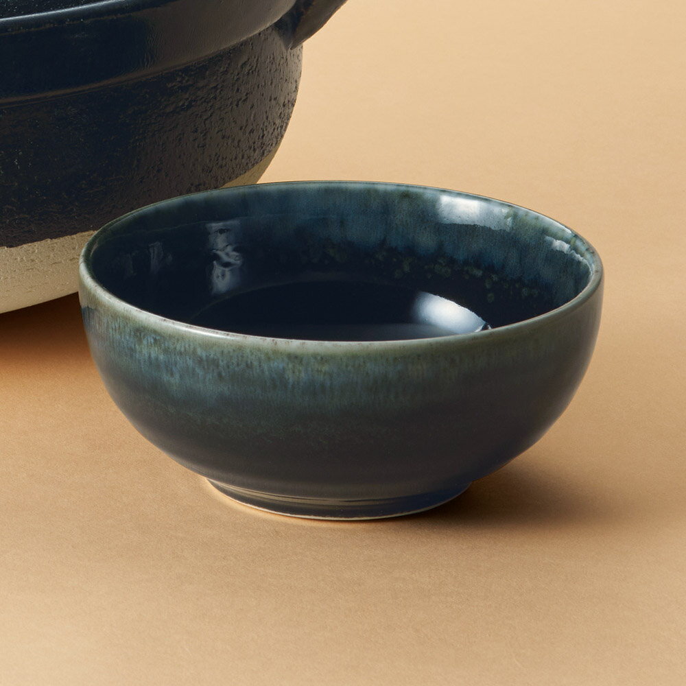 るり釉小鉢（萬古焼）