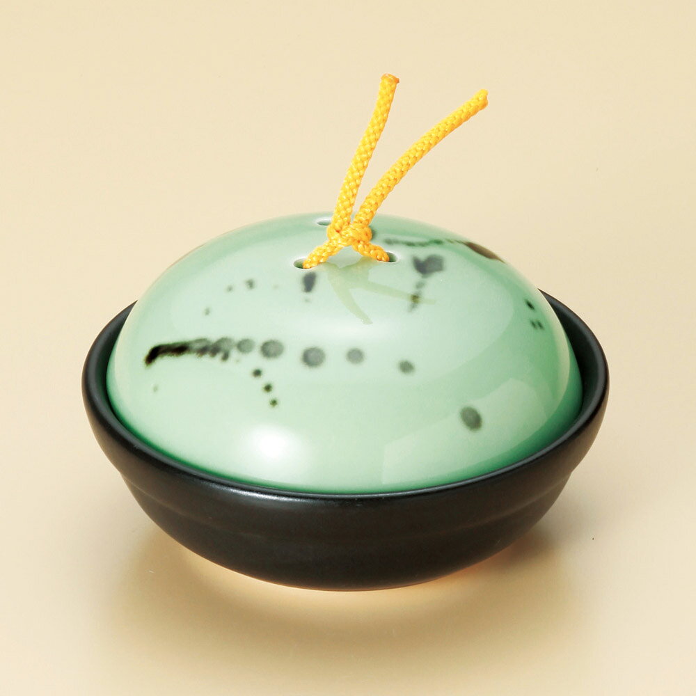 Earthen Pots - ヒワ釉黒飛ばし会席鍋（小）