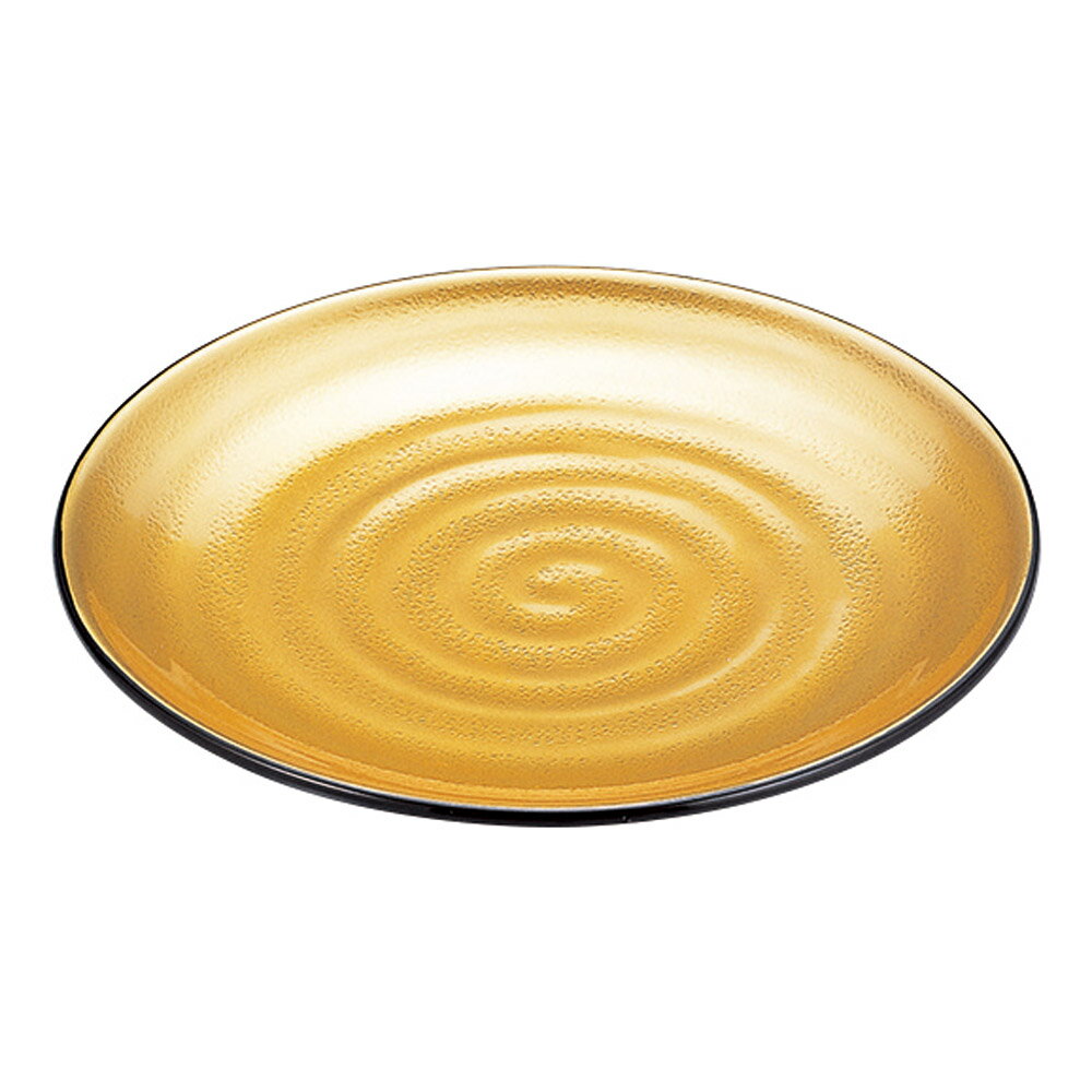 神龍鉢 金粉蒔き（全面塗）8寸