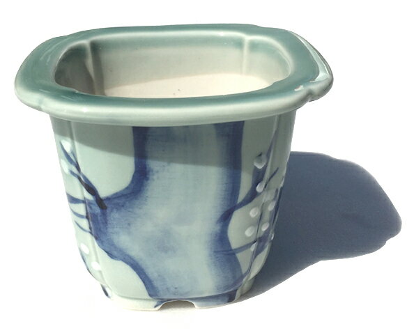 秋山 3号梅角隅入 植木鉢