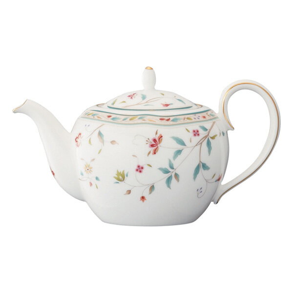 ノリタケ　花更紗シリーズ　ティーポット（小）　t50523a_4409