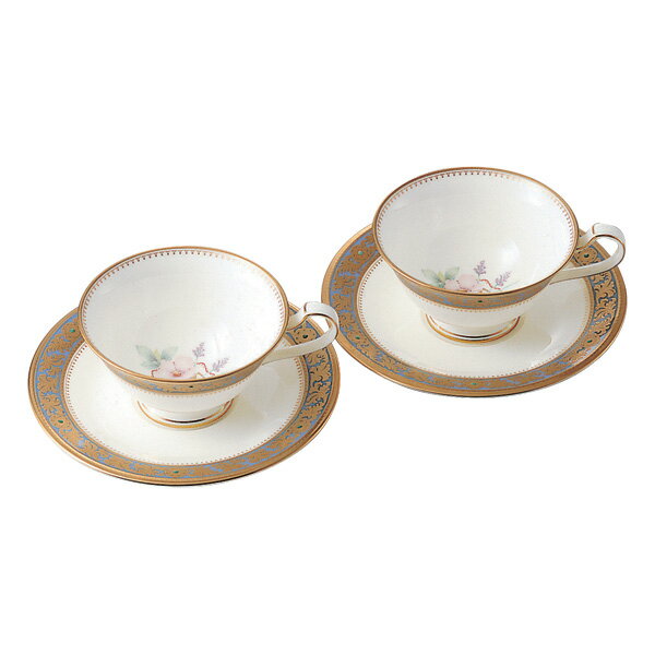 ノリタケ グランブロシェ シリーズ ティー・コーヒー碗皿ペア y6988_4465-2