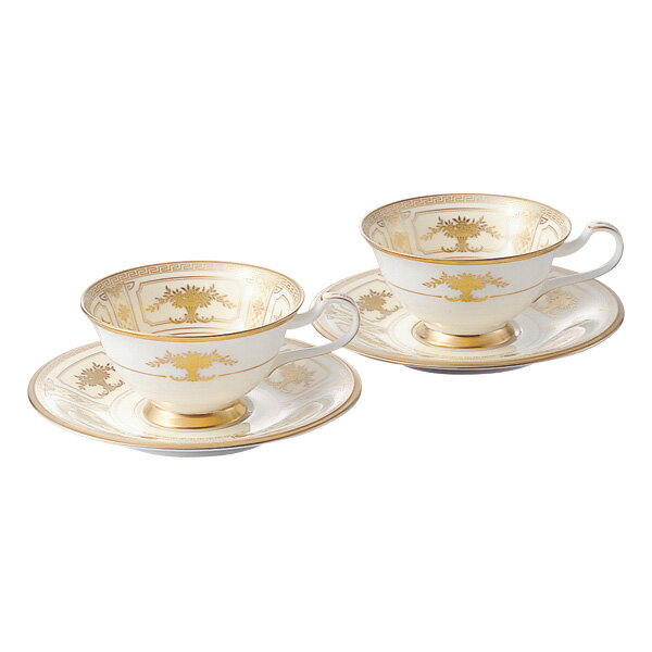 ノリタケ インペリアルスイート シリーズ ティー・コーヒー碗皿ペア y6988_9984