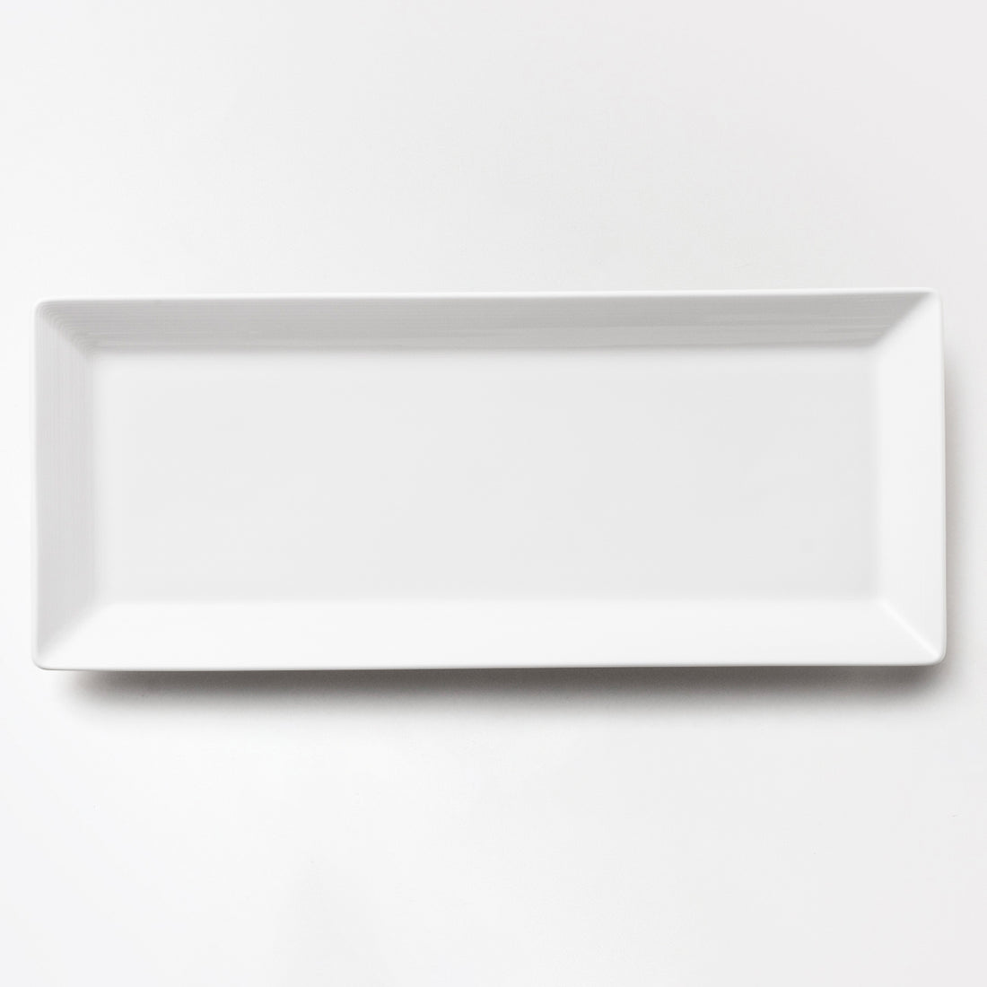 NIKKO（ニッコー）EXQUISITE（エクスクイジット）シリーズ 34cm長角皿【11700-4718h スクエアプレート 長方形 四角 洋食器 ホテル レストラン 白い器】のサムネイル