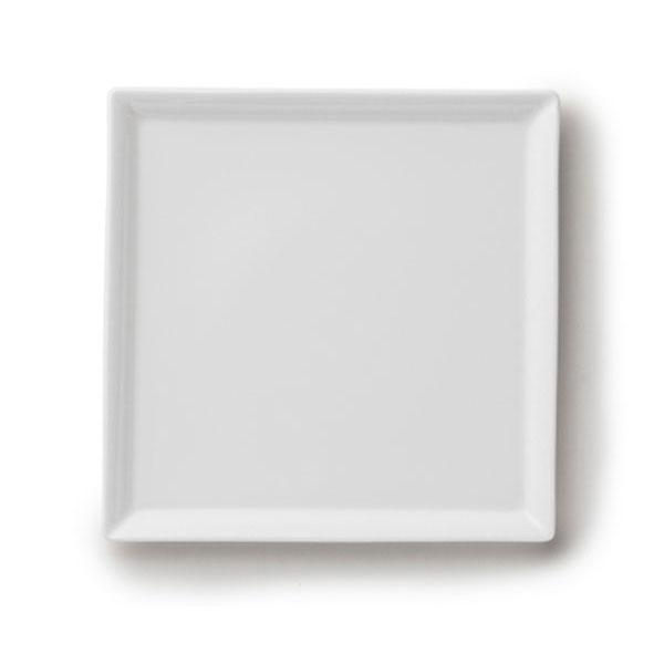 ニッコー（NIKKO)　白い器 インプレッションズ/アミューズシリーズ 21cm角皿
