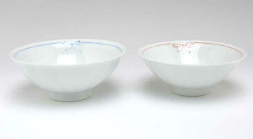 有田焼 りぼん 組飯碗(化粧箱入)