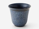京・清水【西川貞三郎商店】フリーカップ 南蛮三島詰(青)