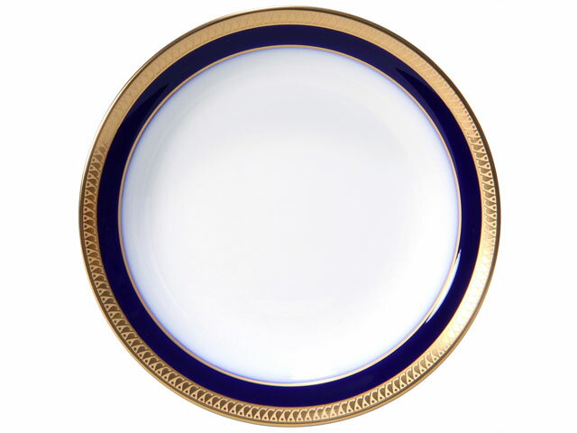 大倉陶園　ルリ片葉金蝕 シリーズ 14cmフルーツ皿