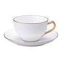 大倉陶園 ゴールドライン 1001 ティー・コーヒー碗皿