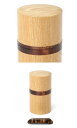 【クーポン】送料無料(・)藤木伝四郎「樺ざくら」茶筒帯付(茶箕セット)(7×12.2)●●●●●●【国産】茶筒 日本製 おしゃれ【樺 材】秋田杉【木製 茶筒】漆...