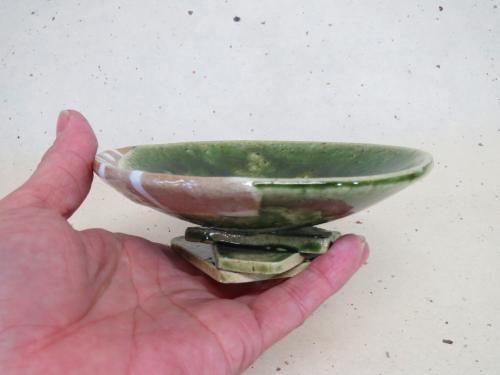 せともんやの【決算品】【現品限り】中垣連次　鳴海織部　酒杯｜アングル3