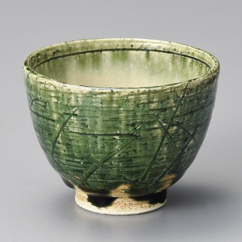 Rakuten - 【中垣連次】　総織部草彫煎茶