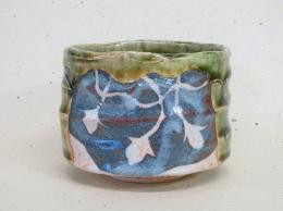 【送料無料】【父の日】【母の日】【敬老の日】【ギフト/贈答品】【玉山窯】　織部つるし柿一口抹茶　1個