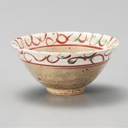 Rakuten - 【母の日　誕生日】【プレゼント/贈答品】【山兵窯　羽柴兵衛】赤彩渕唐草飯碗　1個