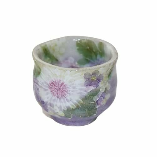 【工房　ゆずりは】【ギフト/贈答品】【母の日　誕生日】【送料無料】花かざりぐい吞(丸型)