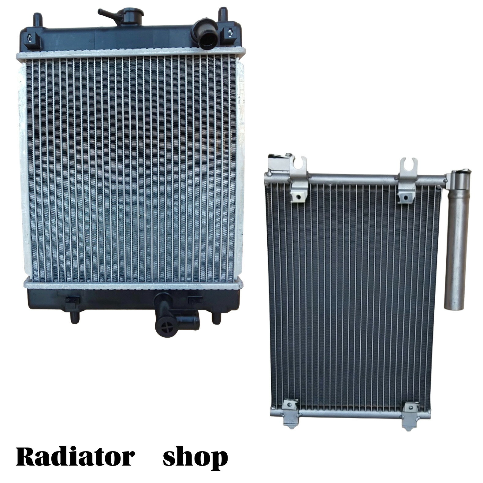 ラジエーター コンデンサー2点セット商品 大容量 容量UP キャリー キャリィ DA63T 新品 ラジエター MT