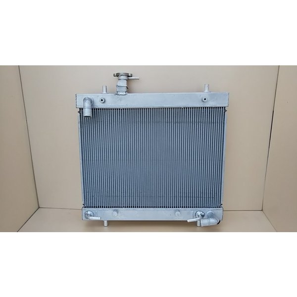 キャップ付き ラジエーター コンデンサー セット販売商品 エブリィ DA64V DA64W 新品 ラジエター A/T ターボ 2点セット