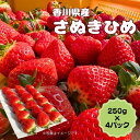 さぬきひめ 250g×4パック 産地直送 美味いちご園 冷蔵 いちご 讃岐産いちご ブランドいちご ご当地 讃岐産 香川 瀬戸内 ギフト イチゴ 旬の味