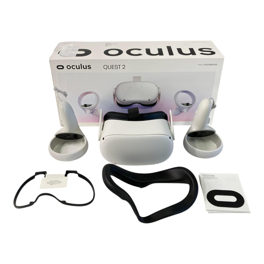 【中古】Meta Quest 2 128GB | VRヘッドセット | PC VR ゴーグル [video game]