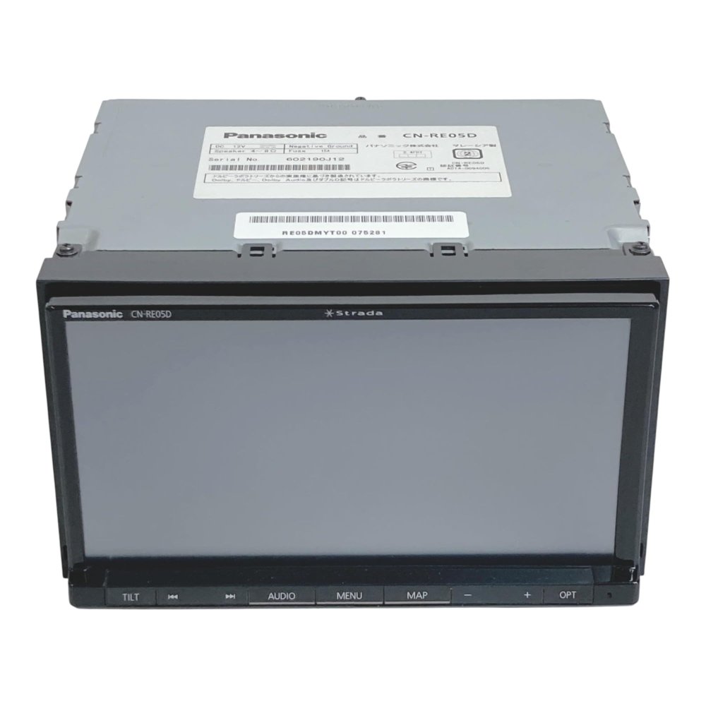 【中古】パナソニック(Panasonic) カーナビ ストラーダ 7型 CN-RE05D フルセグ/Bluetooth/DVD/CD/SD/USB/VICS