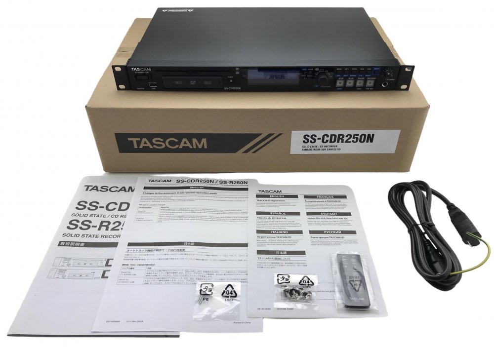 【中古】TASCAM CDプレーヤー SS-CDR250N
