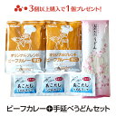 1000円ポッキリ 送料無料 3個購入で1個おまけ カレーうどんセット ビーフカレー 辛口 (200g×袋) 島原手延べうどん 3人前 あごだし付 食品 ポイント消化 レトルト 業務用 ピリ辛です 試食