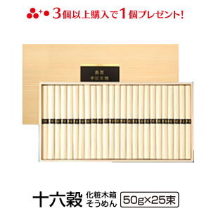 お中元 暑中見舞い 送料無料 島原手延べ十六穀そうめん1,250g詰め(25束) そうめん 乾麺 高級 贈り物 雑穀 もち麦 ギフト 食品 麺類 島原素麺 お供え お返し 返礼品 手土産 食品