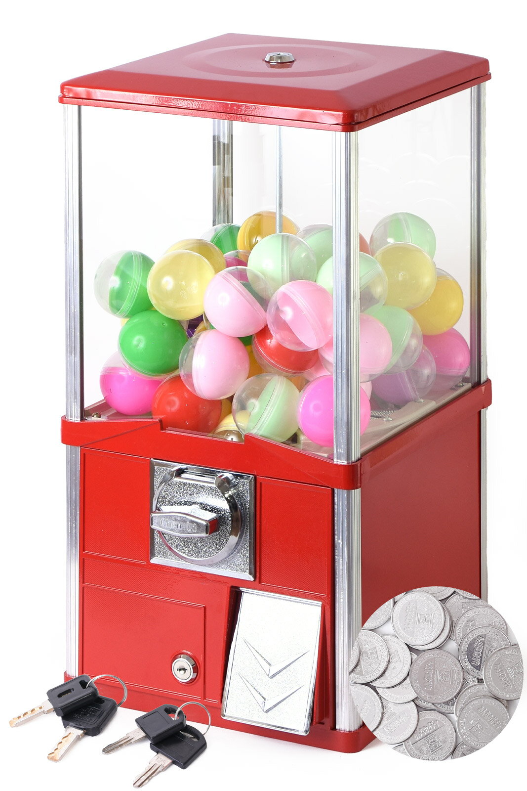 楽天市場】ガチャガチャ 本体（カラーレッド）の通販