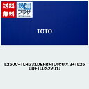 L250C TLHG31DEFR TL4CU×2 TL250D TLDS2201J TOTO 壁掛洗面器(中形)セット 床排水 シングルレバー混合栓(エコシングル)