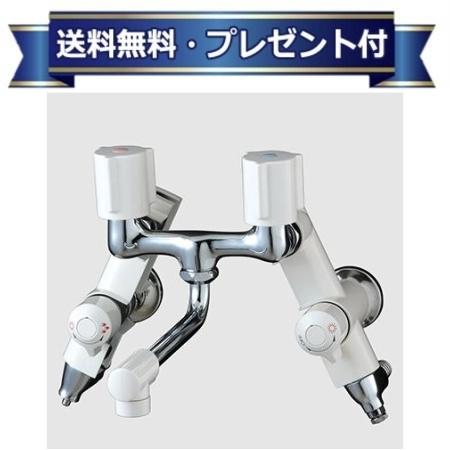 Rakuten - ＼6月限定！最大100%Pバック／プレゼント付き [KM13N2SL]KVK ソーラー2ハンドル混合栓併用形 太陽熱温水器用水栓シリーズ 170mmパイプ付